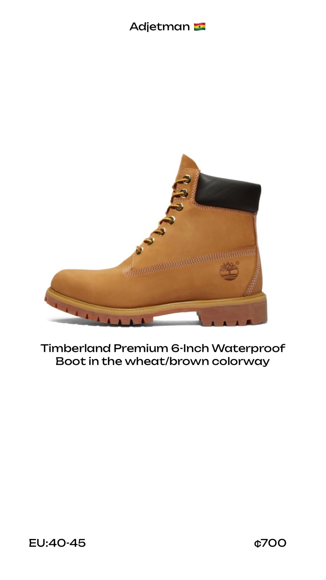 Timberland boot